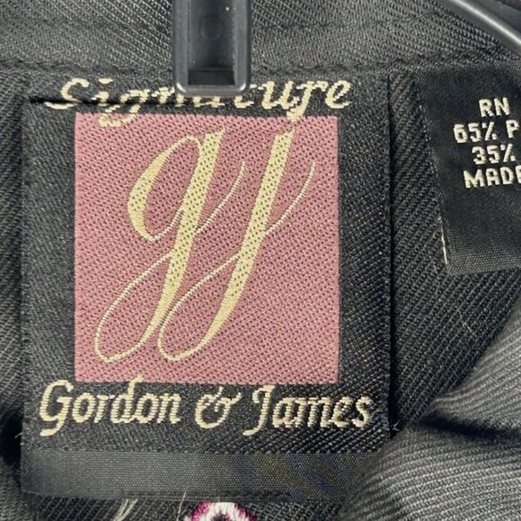 Gordon & James Black Purple Sequined Show Vest Womens L Zip Up Western Rodeo - Picture 5 of 5